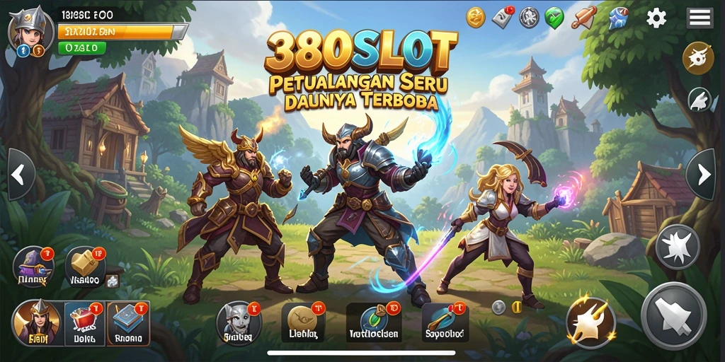 Tampilan gameplay menakjubkan di dunia terbuka 380SLOT.