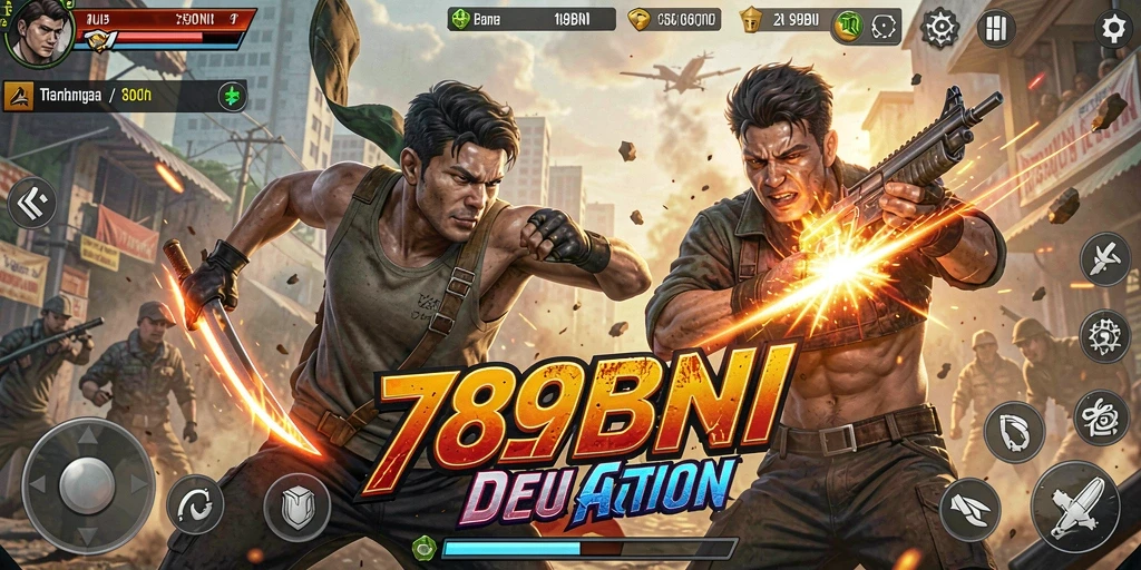 Tampilan utama gameplay 789BNI dengan aksi mendebarkan.