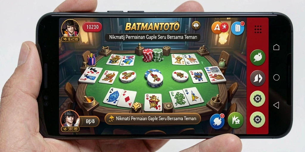 Permainan Gaple seru dengan desain menarik di BATMANTOTO.