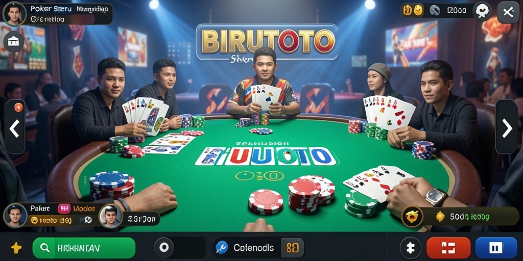 Tampilan gameplay BIRUTOTO yang seru dan menarik.