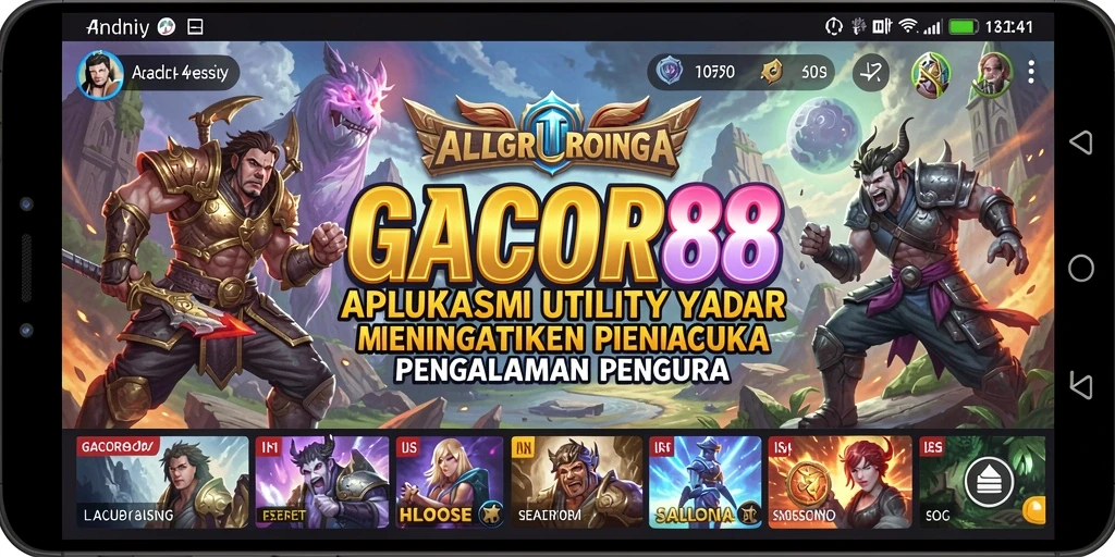 Tampilan antarmuka GACOR88 yang intuitif dan mudah digunakan.
