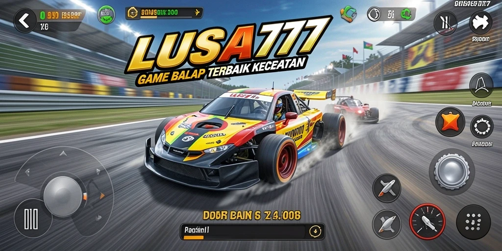 Gameplay balap yang seru dan mendebarkan di LUSA777.