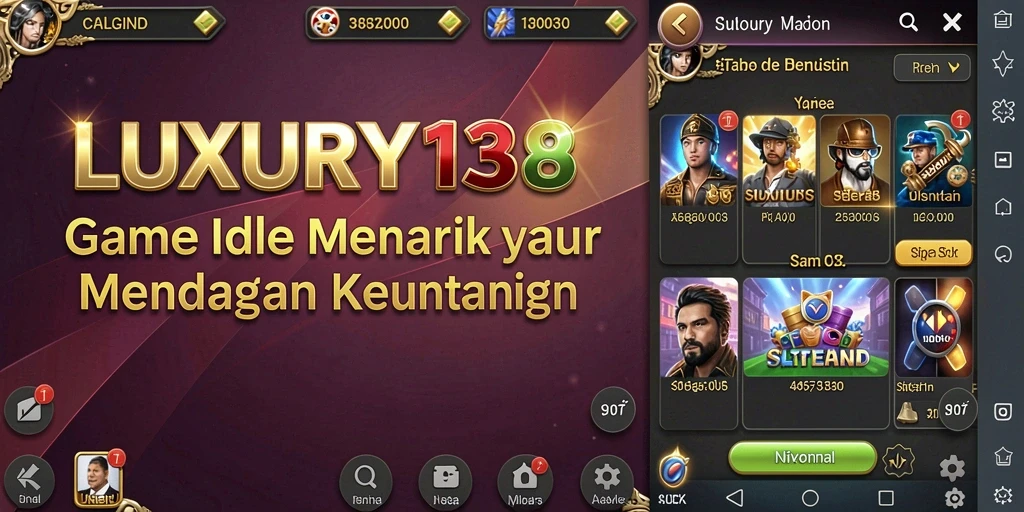 Tampilan screenshot gameplay <strong>LUXURY138</strong> menampilkan aktivitas bisnis yang seru.