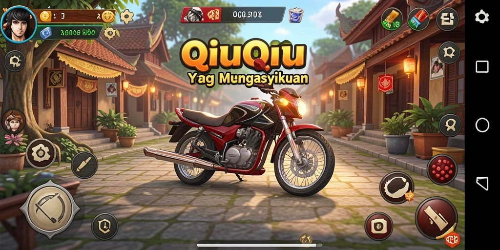 Screenshot gameplay QiuQiu yang seru dan penuh aksi.