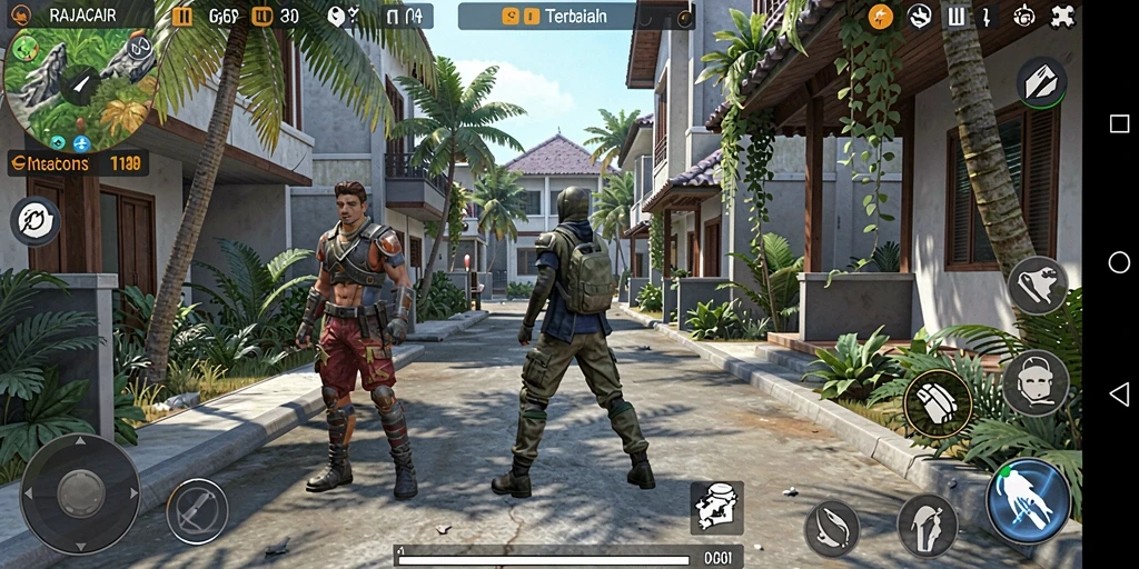 Tampilan menarik dari gameplay RAJACAIR yang memukau.