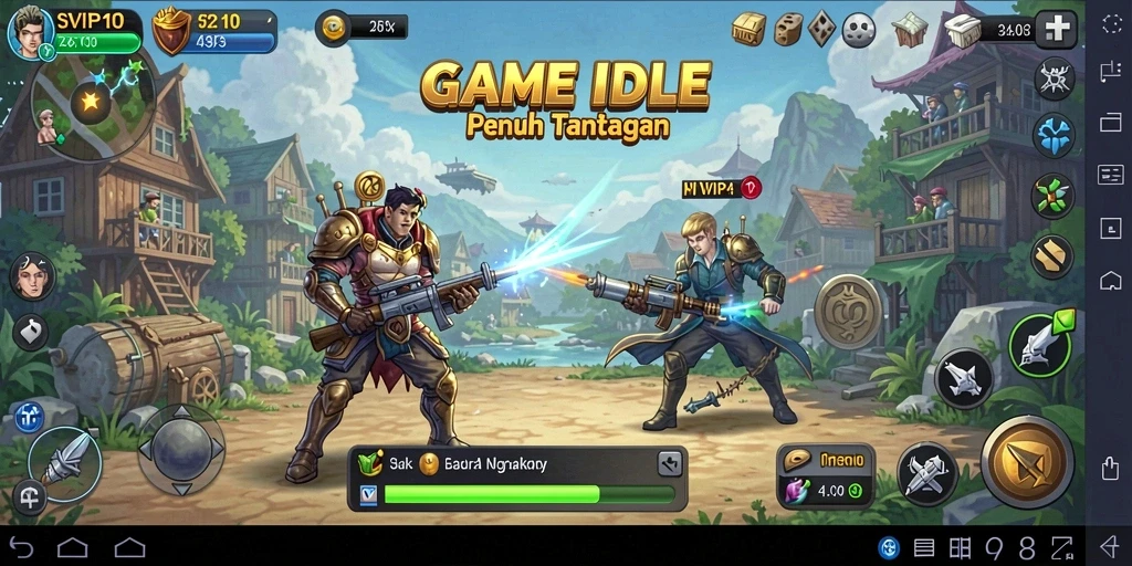Tampilan gameplay SVIP10 yang dinamis dan menarik.